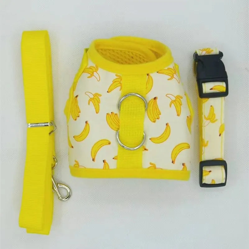Breathable anti-pull adjustable safety pet chest harness, cross-border bestseller