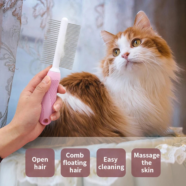 Pet cat dog comb beauty cleaning long and short hair bath cat brush dog shedding hair
