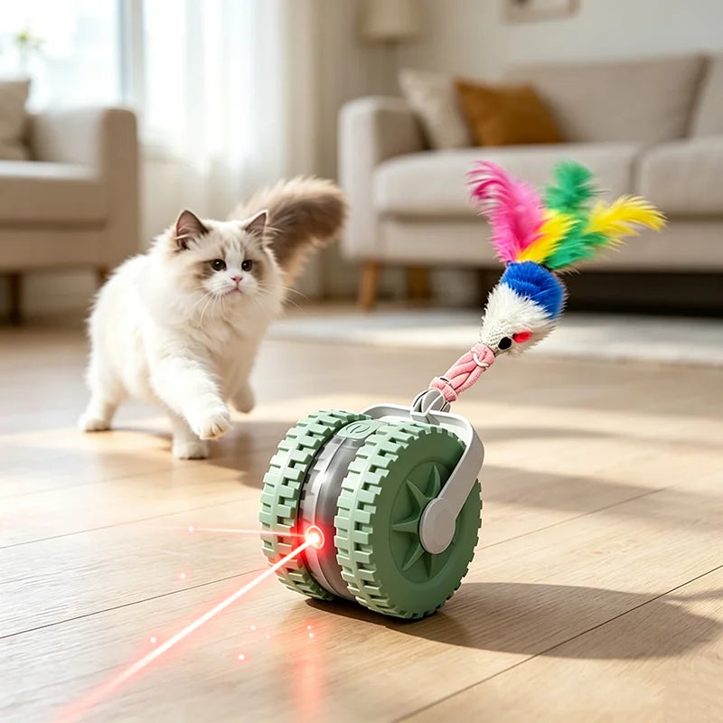 Wholesale automatic cat toys, motion sensor ball, low noise, USB rechargeable, home entertainment toys