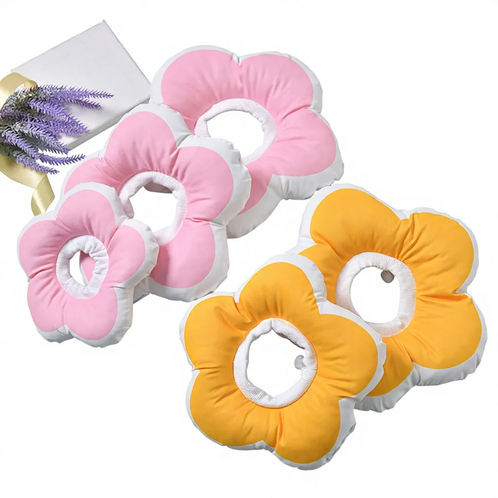 Cute flower soft Elizabethan collar