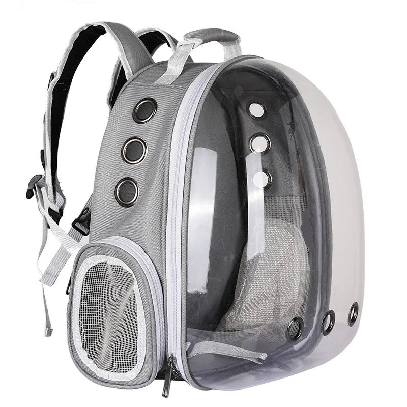 Ventilation transparent pet cat backpack outdoor capsule backpack