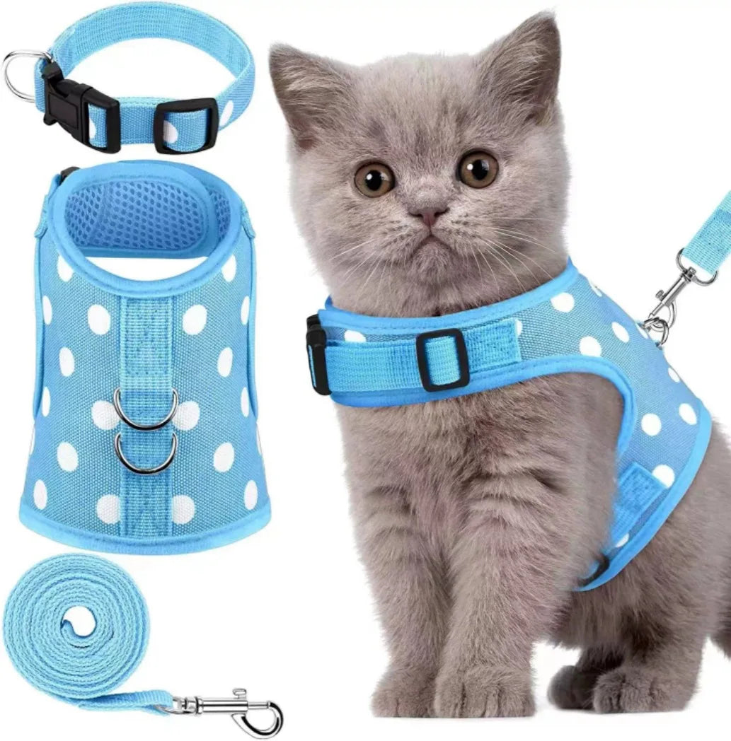 Breathable anti-pull adjustable safety pet chest harness, cross-border bestseller