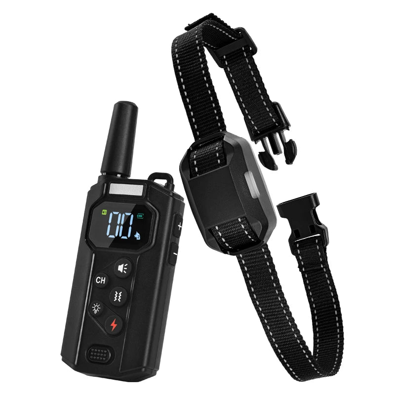 Remote control dog training collar with vibration function, 4000 feet range