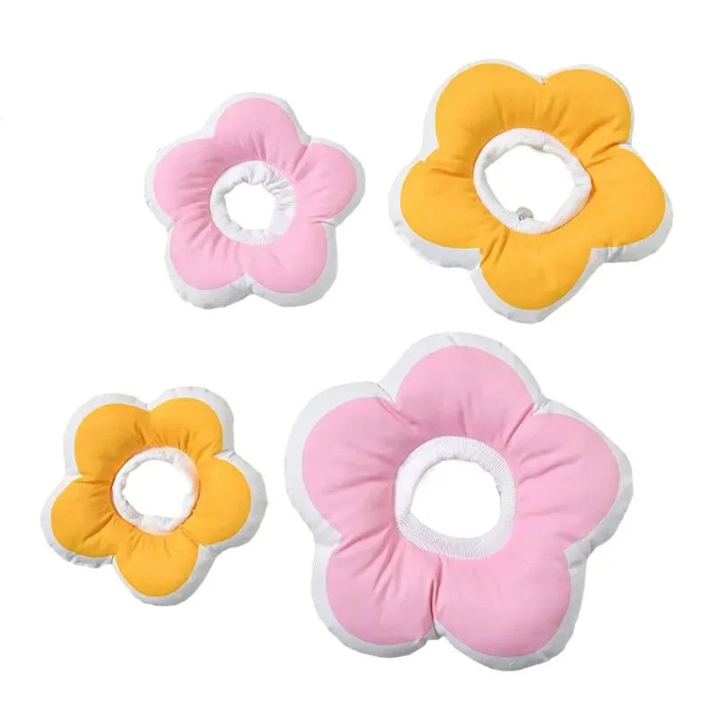 Cute flower soft Elizabethan collar