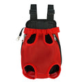 Breathable mesh pet backpack, foldable outdoor travel dog backpack