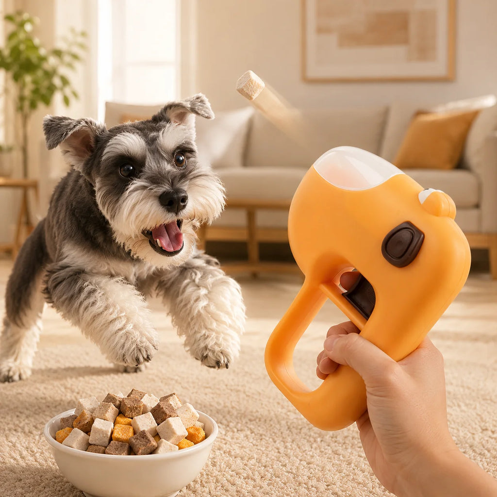 Dog toy freeze-dried treat reward training feeder